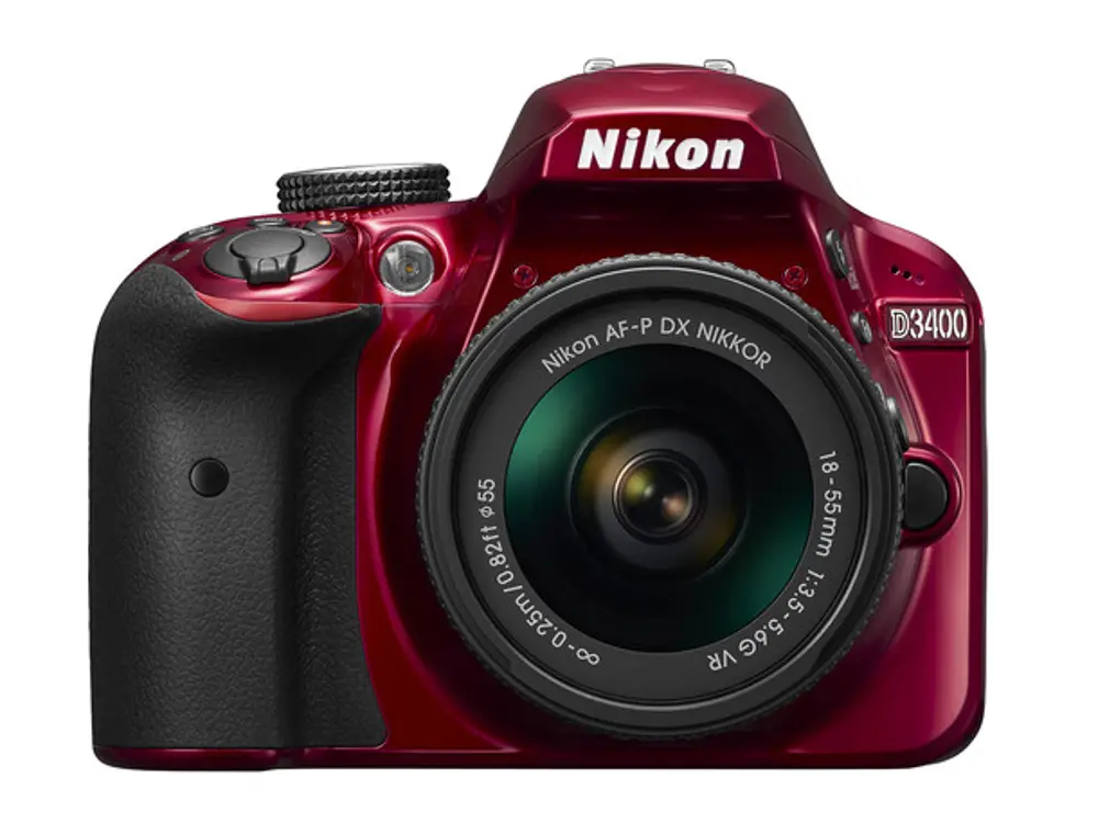 1572 Nikon Red D3400 with 18-55MM Lens-1