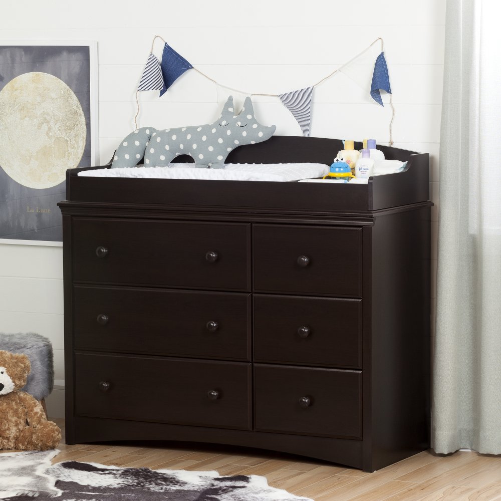 Angel Espresso Dresser & Changing Table - South Shore