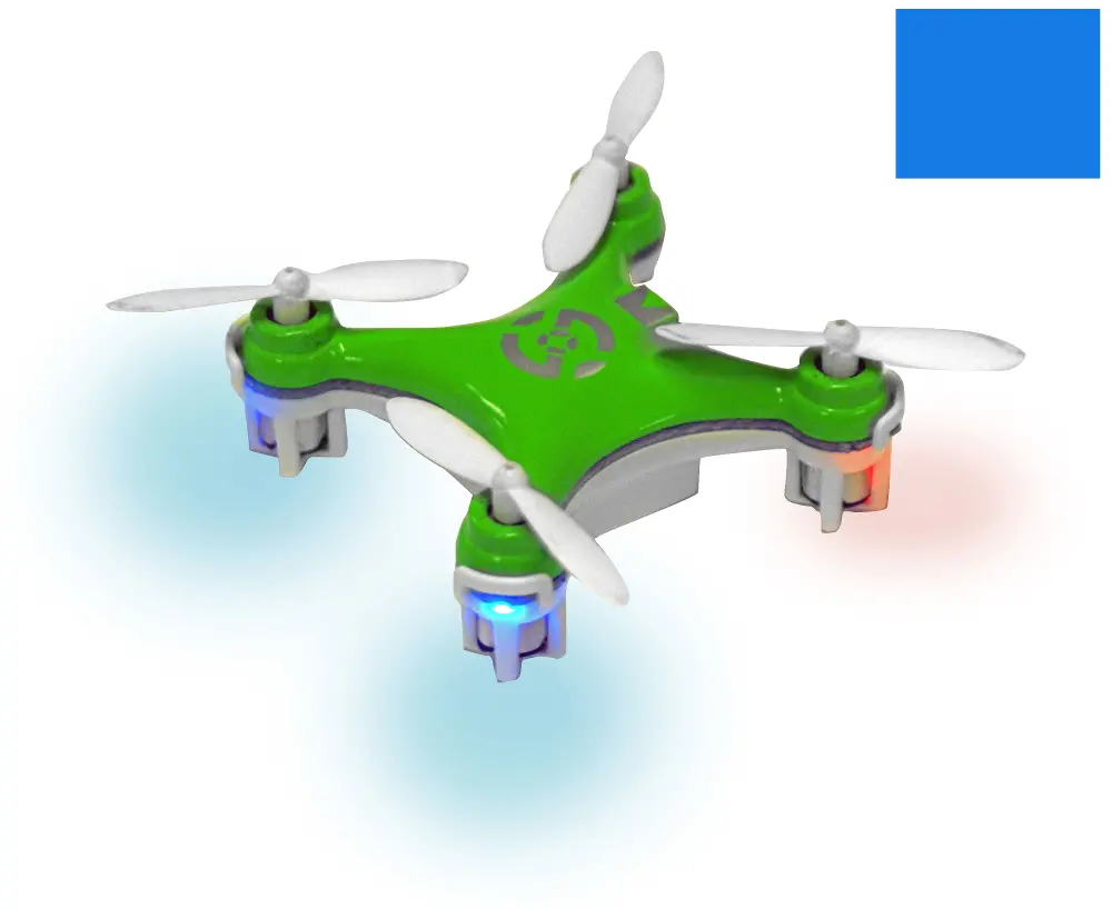 Blue Mini Quad Copter Drone-1