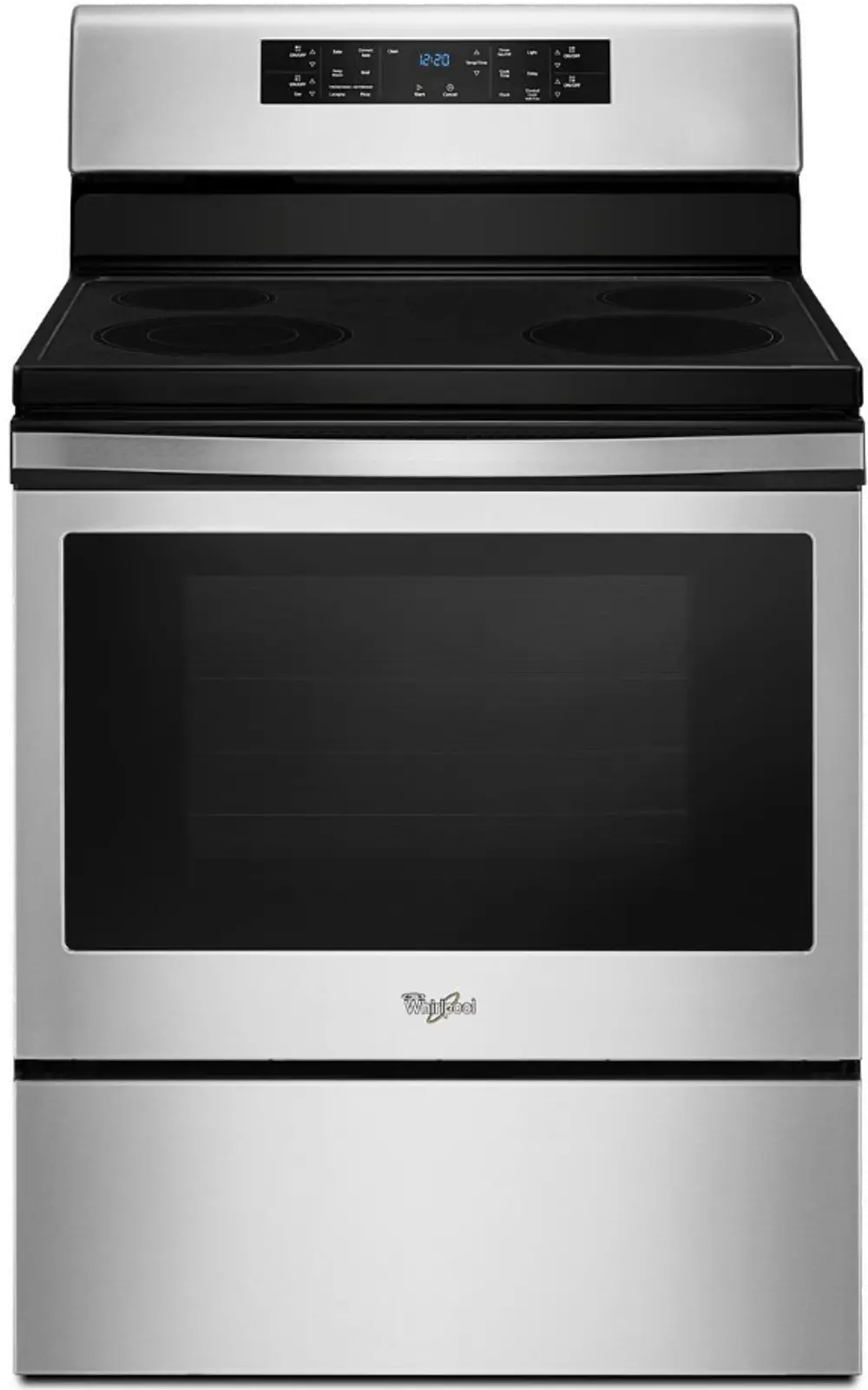 WFE520S0FS Whirlpool Stainless Steel 5.3 Cu. Ft. Electric Range-1