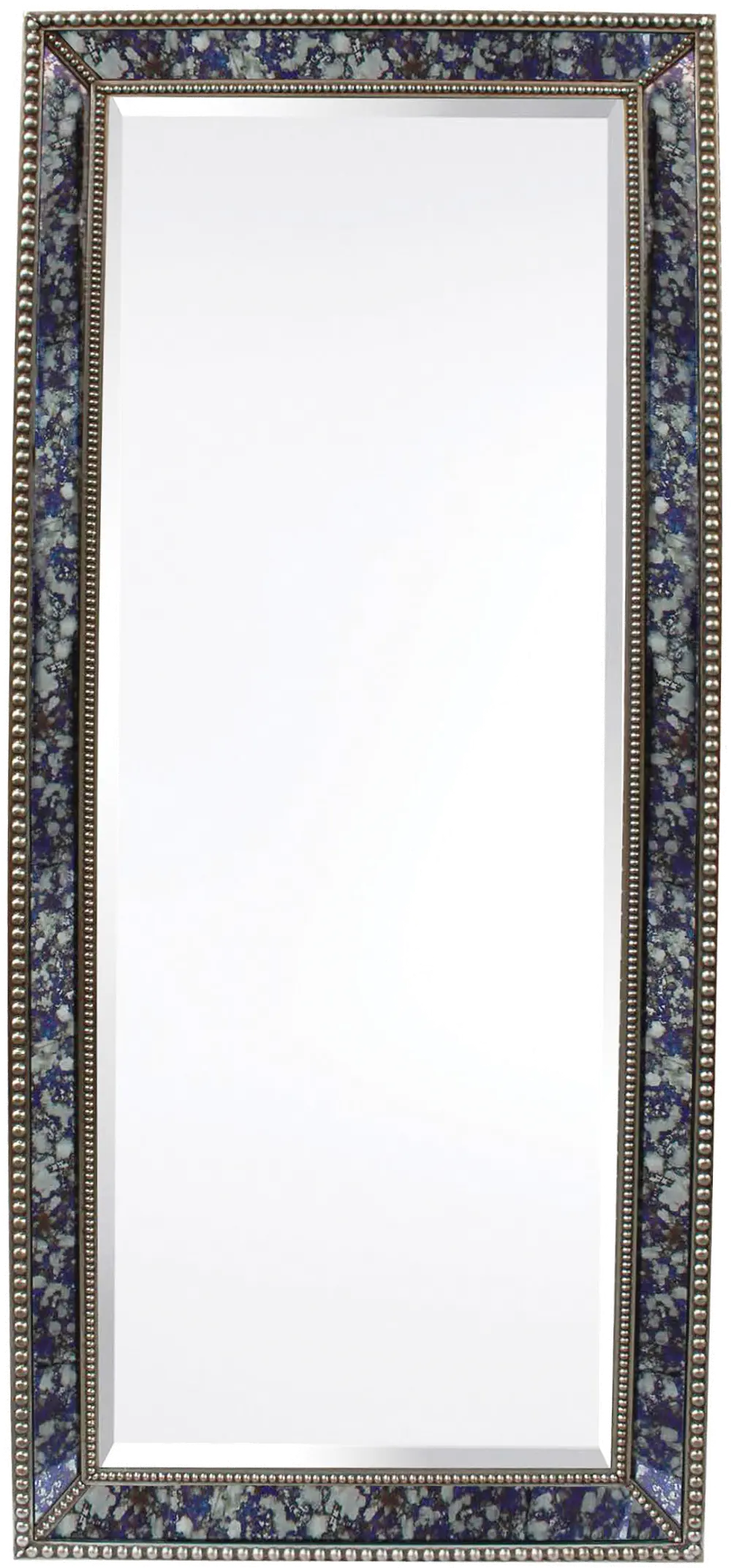 Blue and Silver Floor Mirror-1
