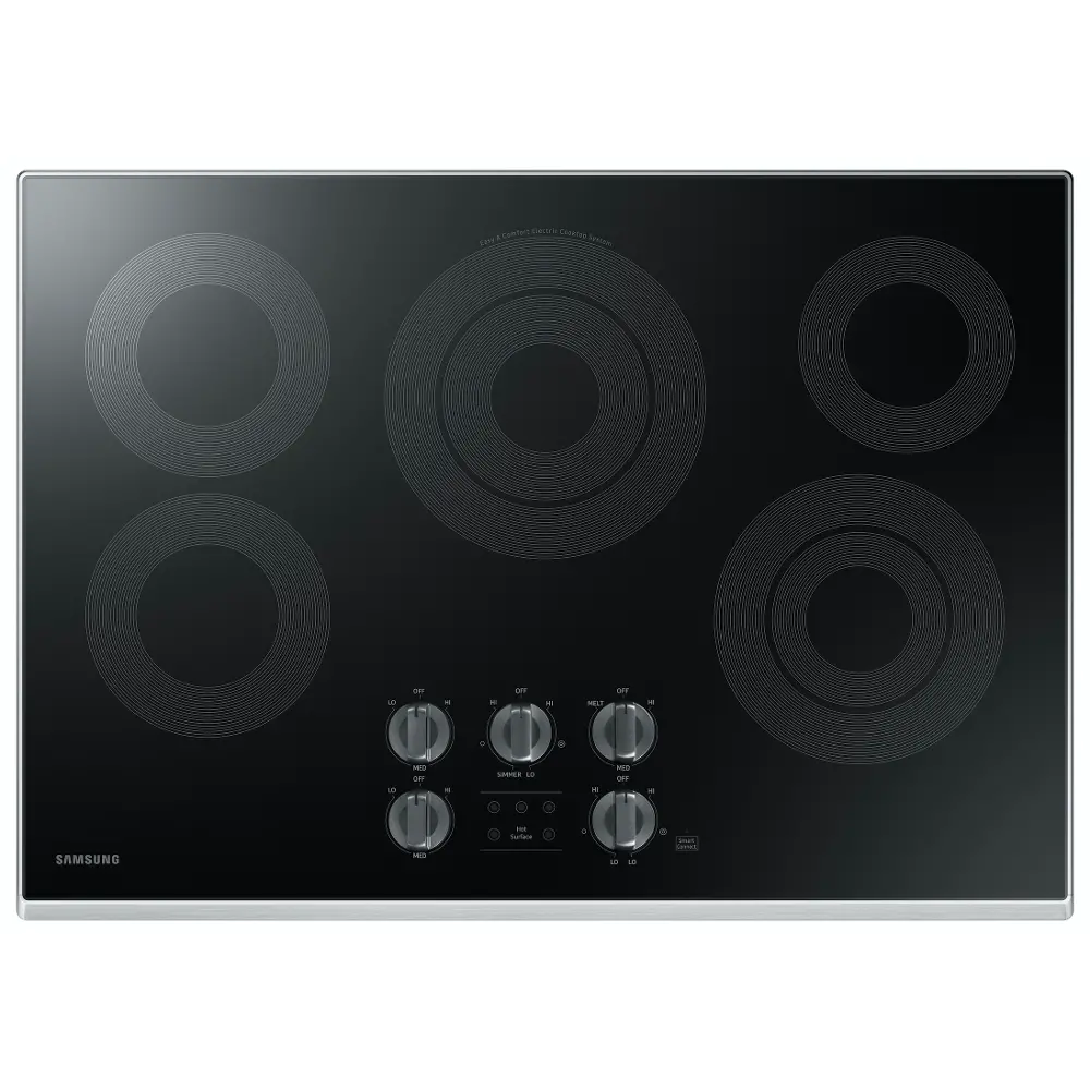NZ30K6330RS Samsung 30 Inch Smart Smoothtop Electric Cooktop - Stainless Steel-1
