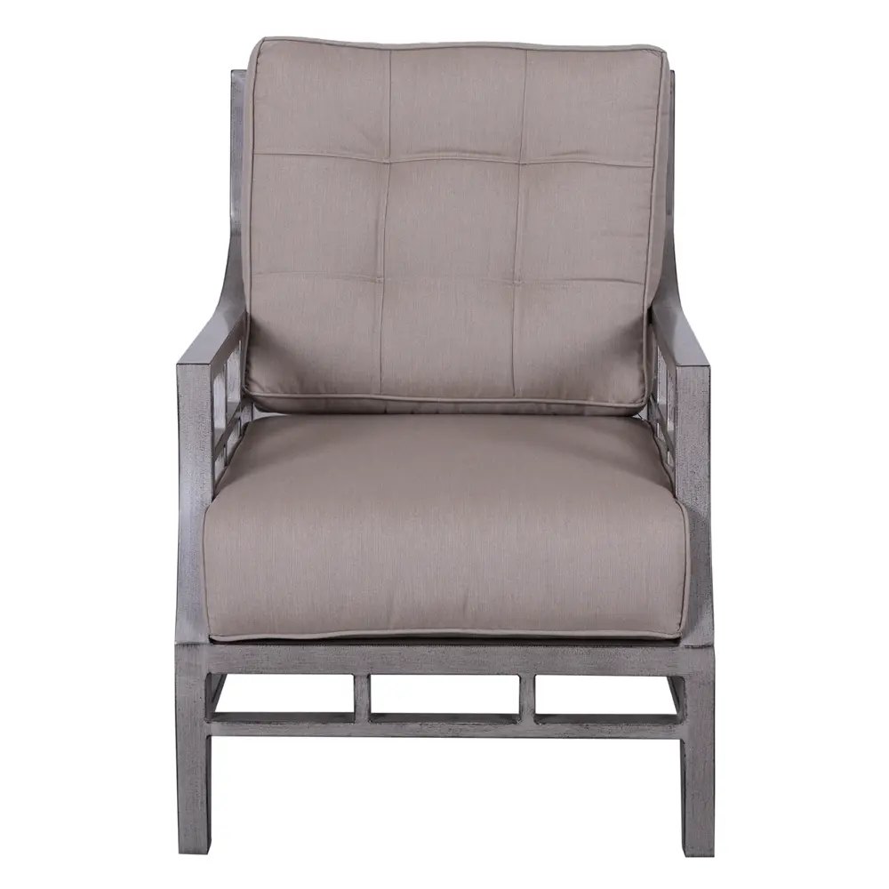 Danbury Collection Outdoor Patio Club Chair with Cushion-1