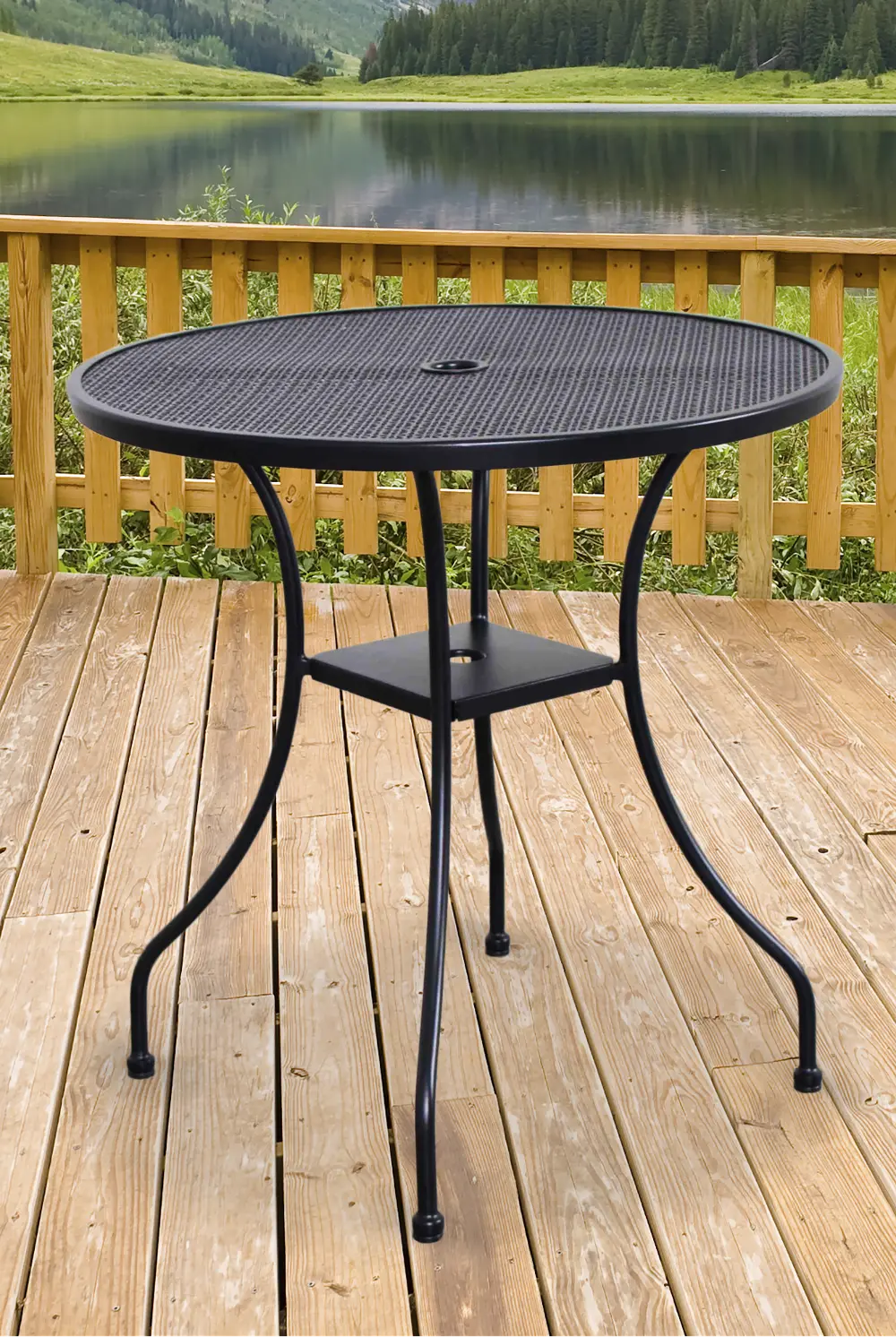 28 Inch Round Outdoor Patio Bistro Table-1