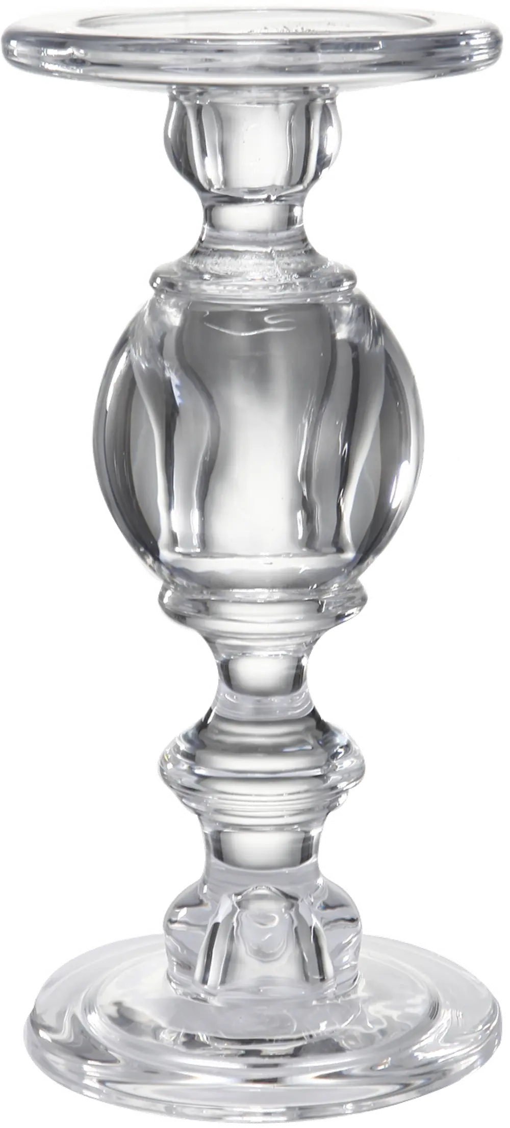 9 Inch Glass Tea Light Candle Holder-1
