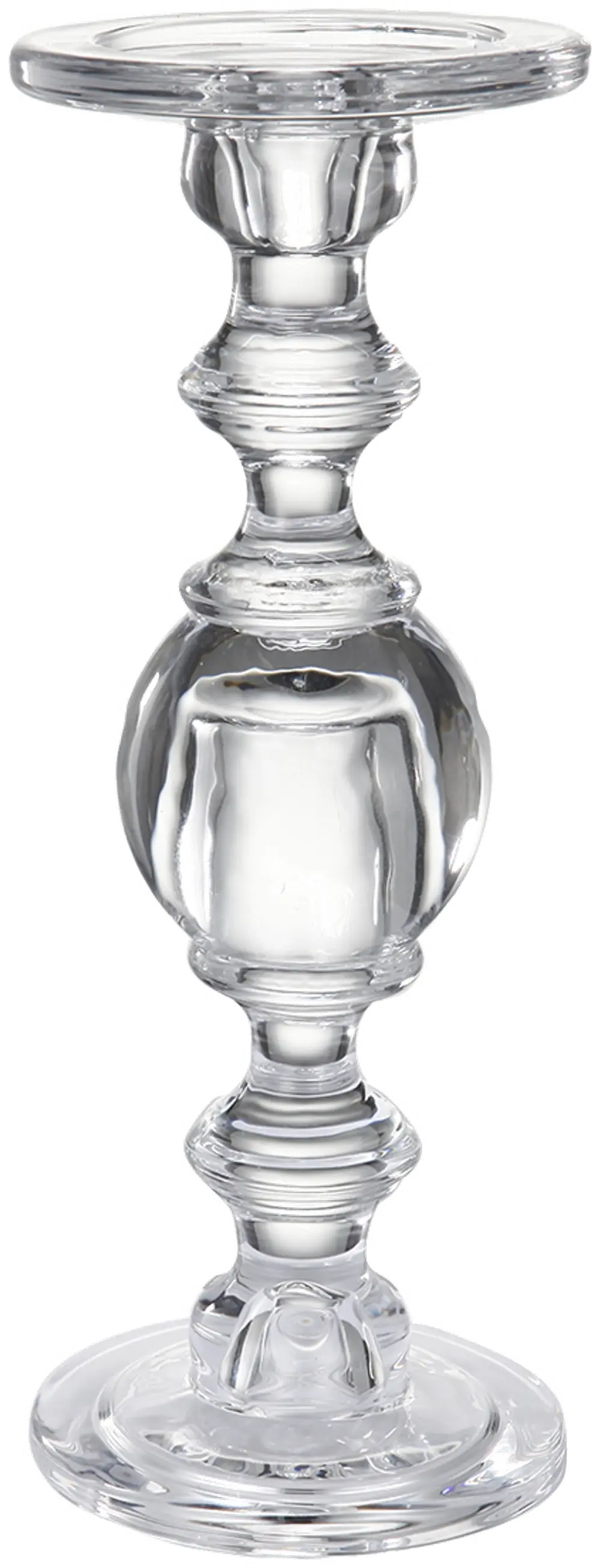 11 Inch Glass Tea Light Candle Holder-1