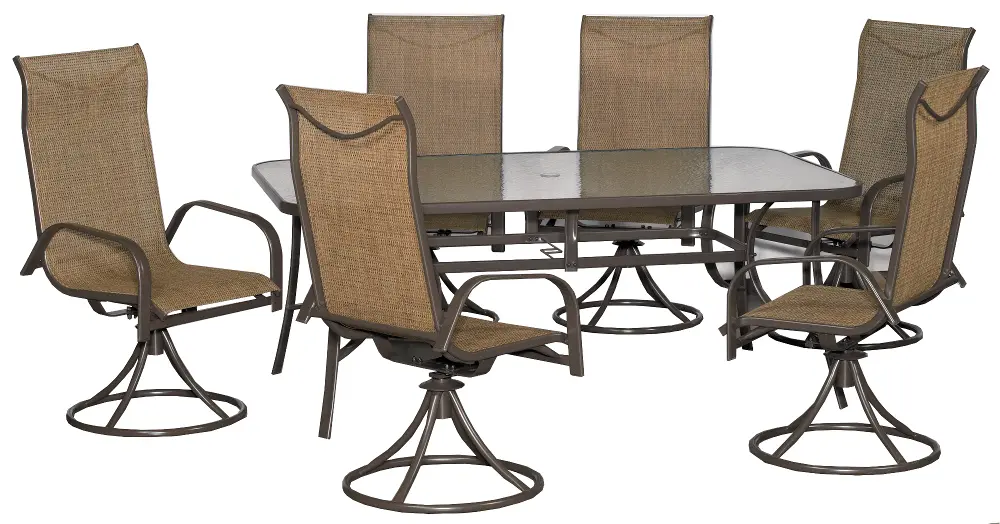 7 Piece Outdoor Patio Dining - Mayfield Collection -1