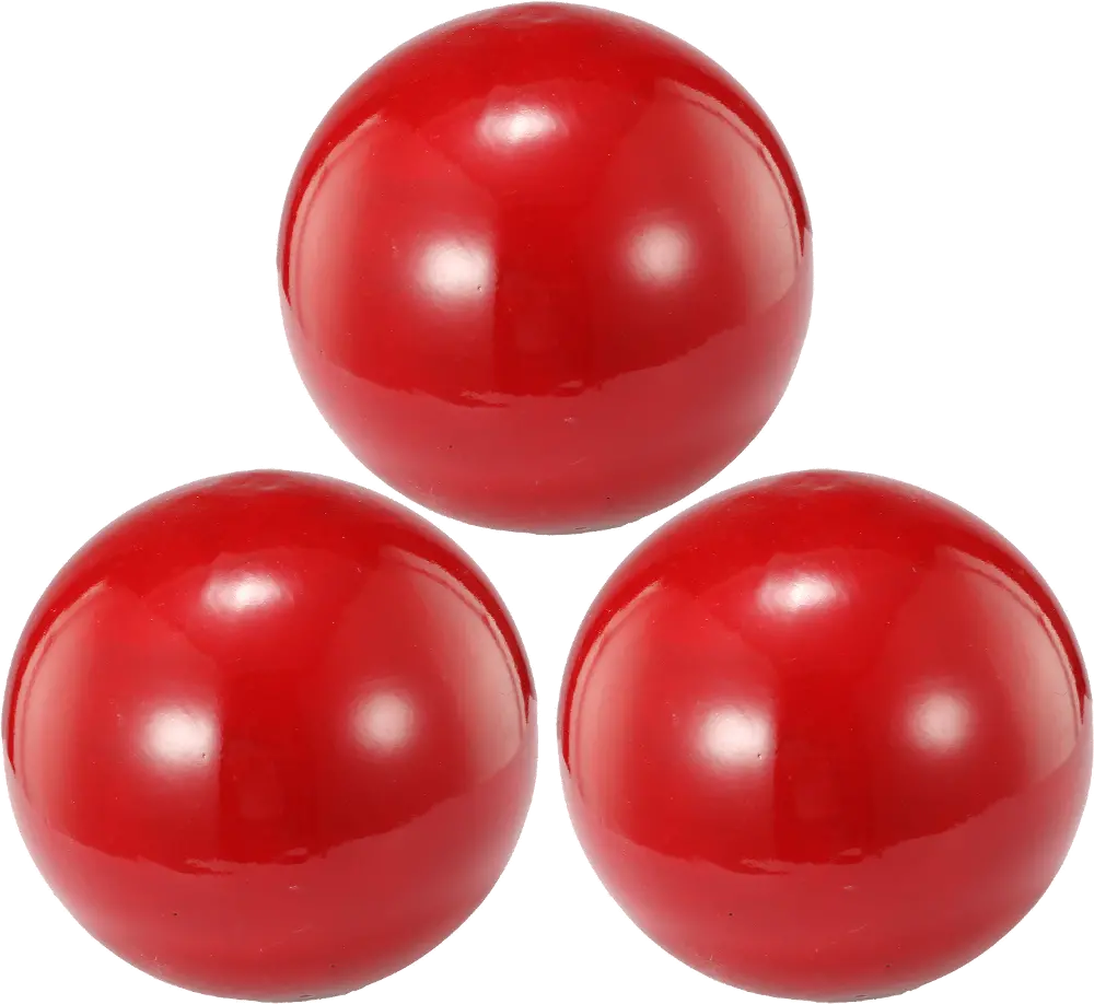 Assorted 4 Inch Crimson Red Decorative Orb-1