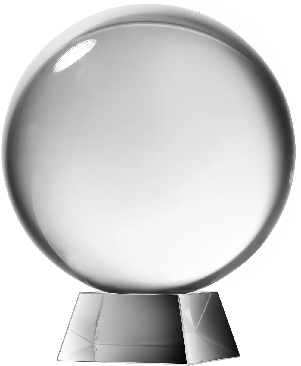 Society Chic Glass Sphere and Stand-1