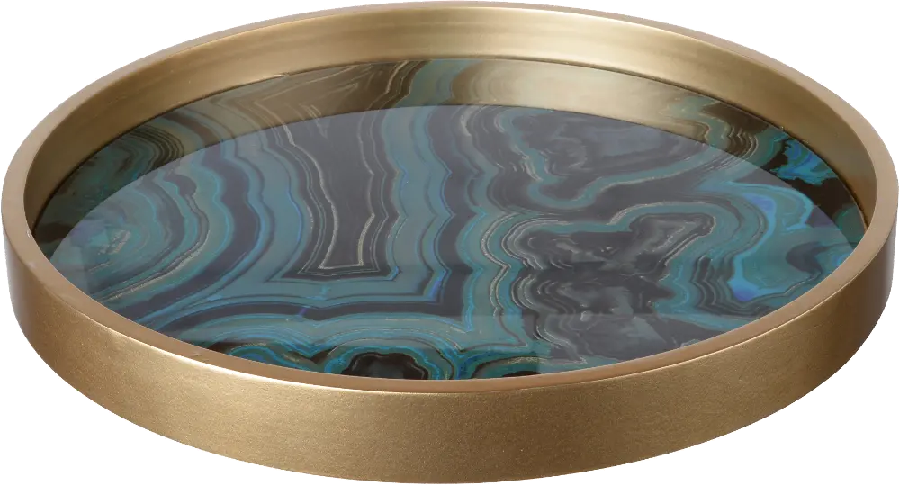 Blue Swirl Livonia Tray-1