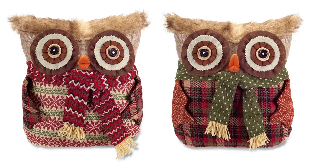 Assorted Dressed Owl Pillow-1