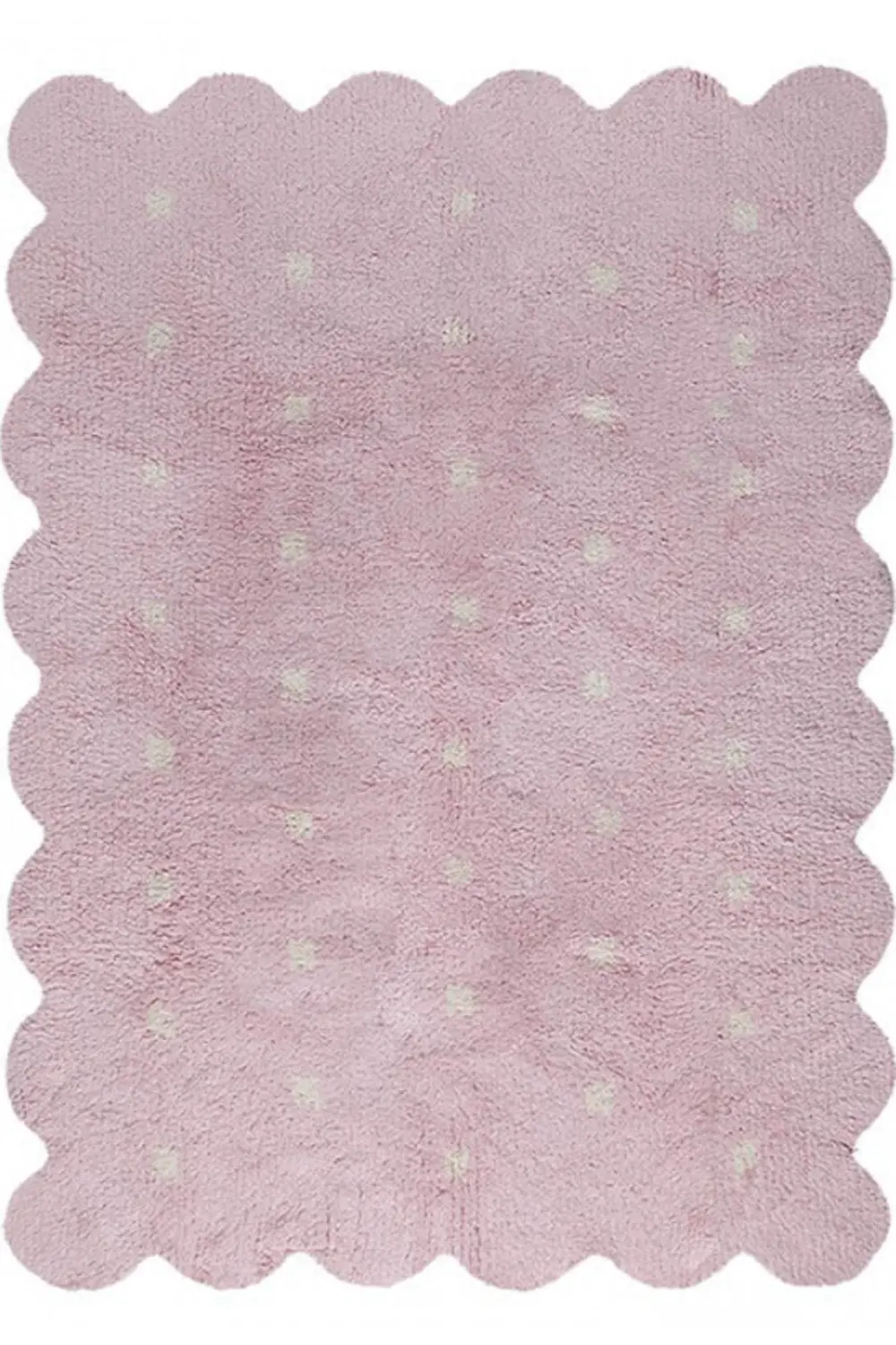 C-77771 4 x 5 Small Biscuit Pink Washable Rug-1