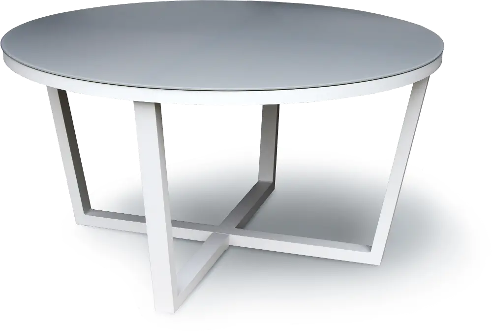 55 Inch Round Patio Table - Kedo-1
