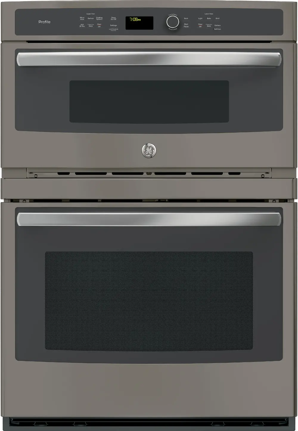 PT7800EKES GE Profile 30 Inch Combination Wall Oven with Microwave - 6.7 cu. ft.Slate-1