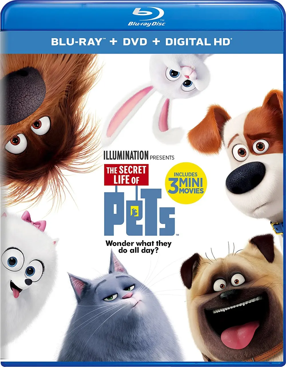 The Secret Life of Pets (Blu-ray + DVD + Digital HD)-1