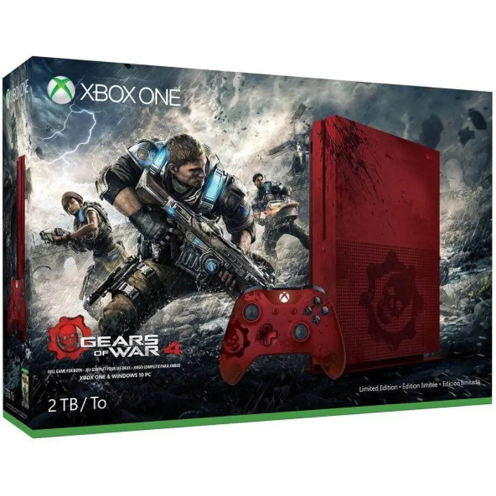 Xbox One S 2TB Gears of War 4 Limited Edition Console Bundle-1