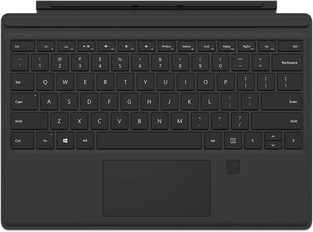 RH7-00001 Microsoft Surface Pro 4 Type Cover with Fingerprint ID (Black)-1