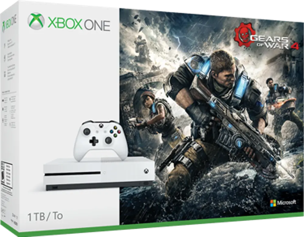 XB1 MIC 234033 Xbox One S - Gears of War 4 1TB Bundle -1