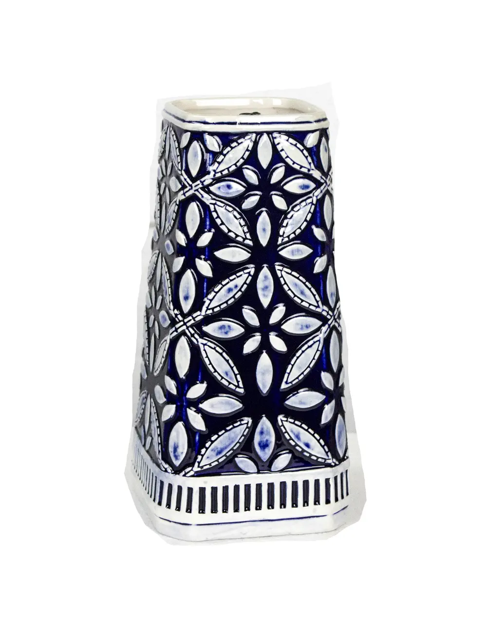 13 Inch Blue and White Vase-1