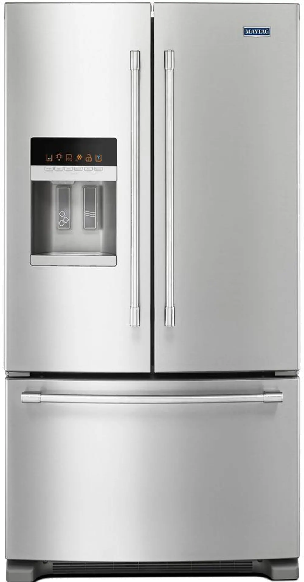 MFI2570FEZ Maytag 24.7 cu ft French Door Refrigerator - Stainless Steel-1