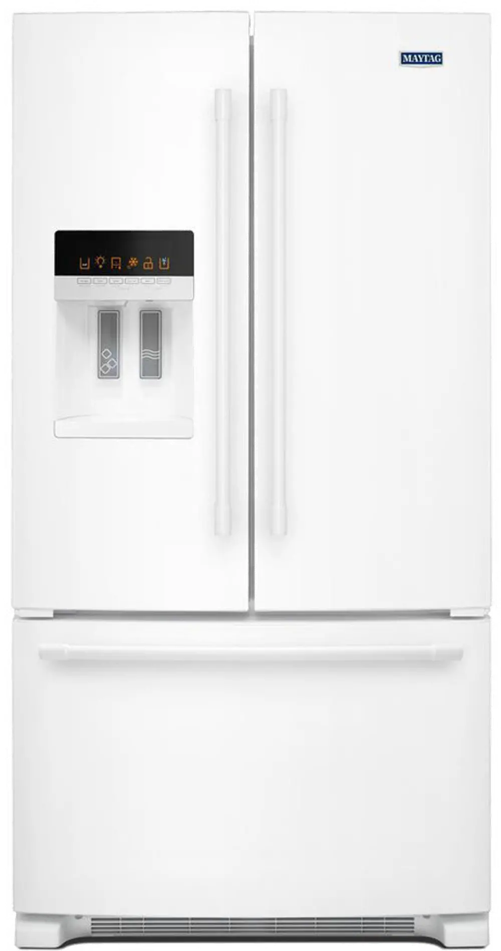 MFI2570FEW Maytag 24.7 cu. ft. French Door Refrigerator - 36 Inch White-1