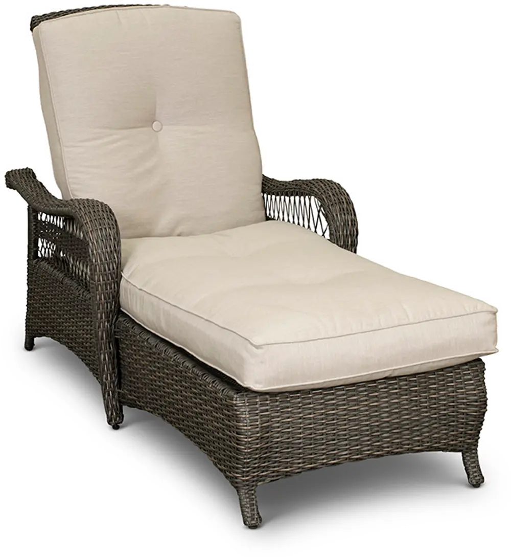 BGS13102P10/CHAISE Riviera Wicker Outdoor Patio Chaise Lounge-1