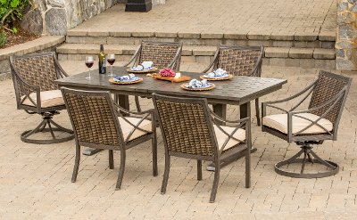 Davenport Collection 7 Piece Outdoor Patio Dining Set Rc Willey Davenport Collection 7 Piece Outdoor Patio Dining Set