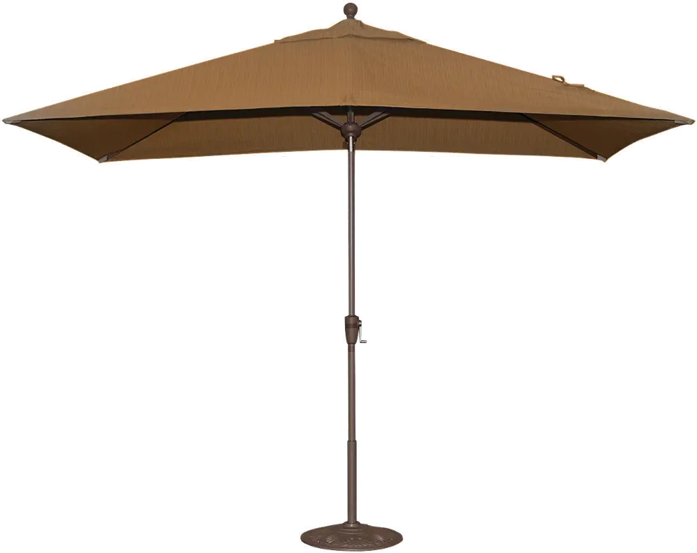 6.5' x 10' Sesame Patio Umbrella -1