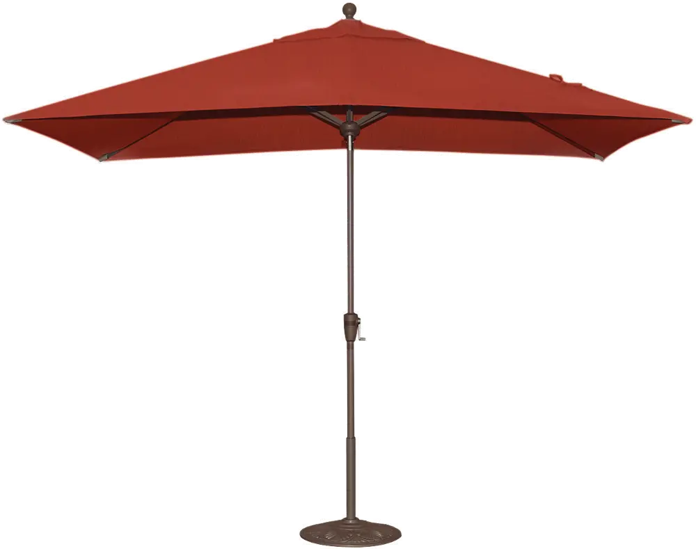 6.5' x 10' Henna Patio Umbrella-1