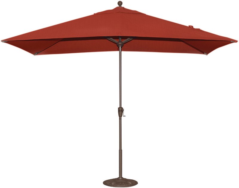 6 5 X 10 Henna Patio Umbrella Rc Willey Furniture