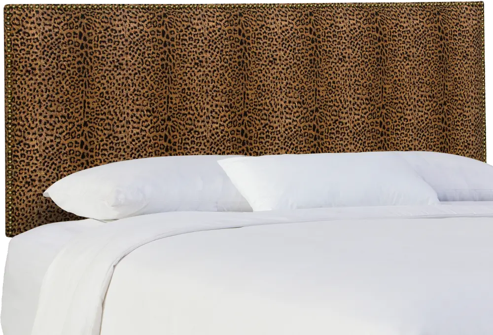 280NB-BRCHTERT Cheetah Upholstered Twin Headboard-1