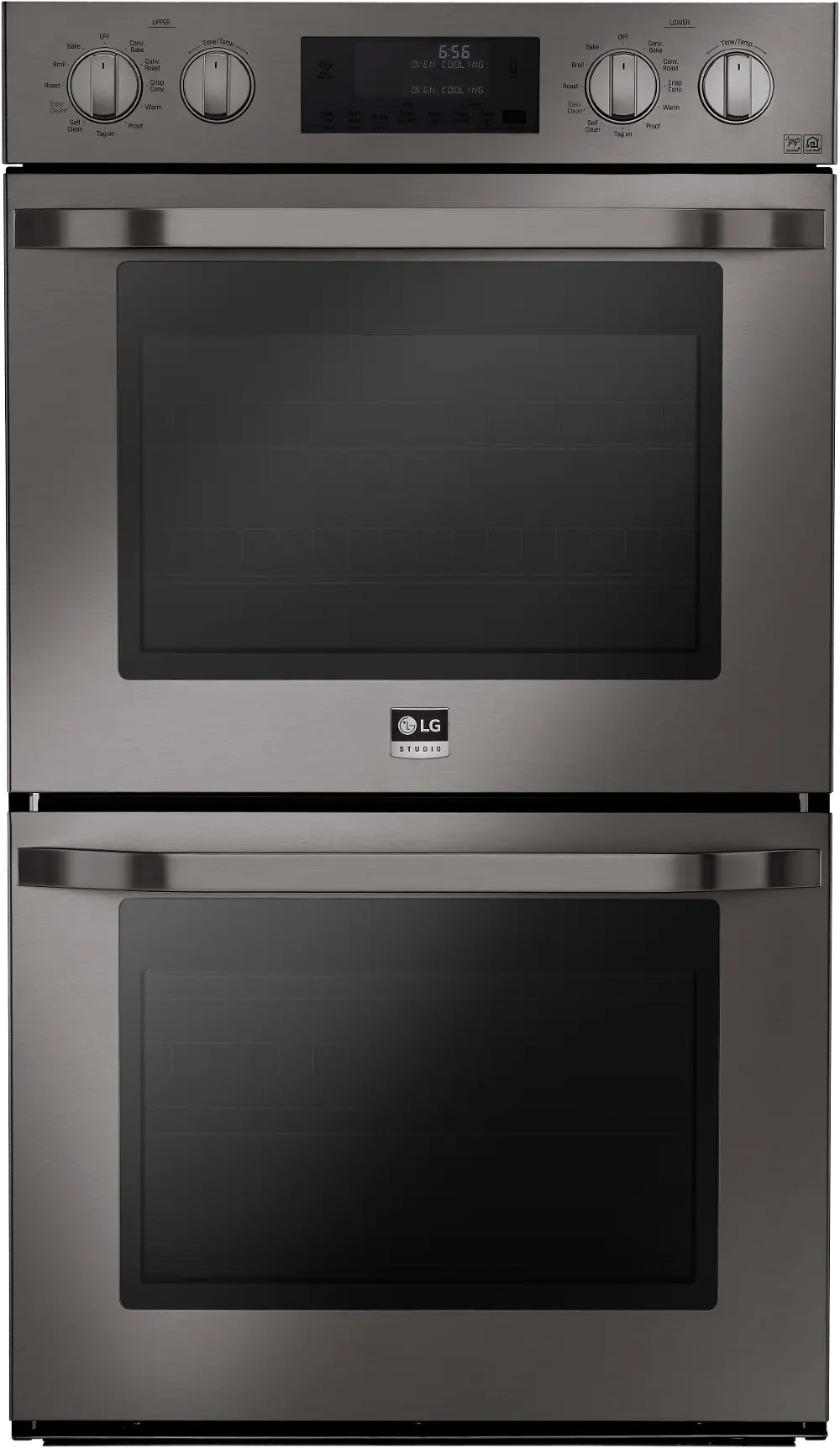 LSWD309BD LG STUDIO 30 Inch Double Wall Oven - 9.4 cu. ft. Black Stainless Steel-1