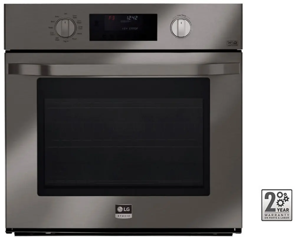 LSWS309BD LG STUDIO Single Wall Oven - 4.7 cu. ft. Black Stainless Steel-1