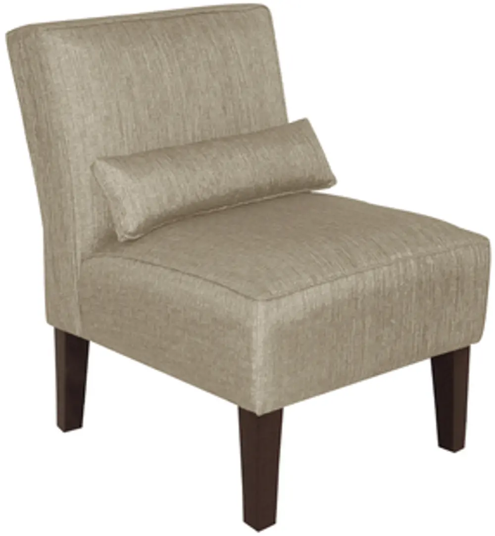 5705GRPPWT Groupie Pewter Armless Chair -1