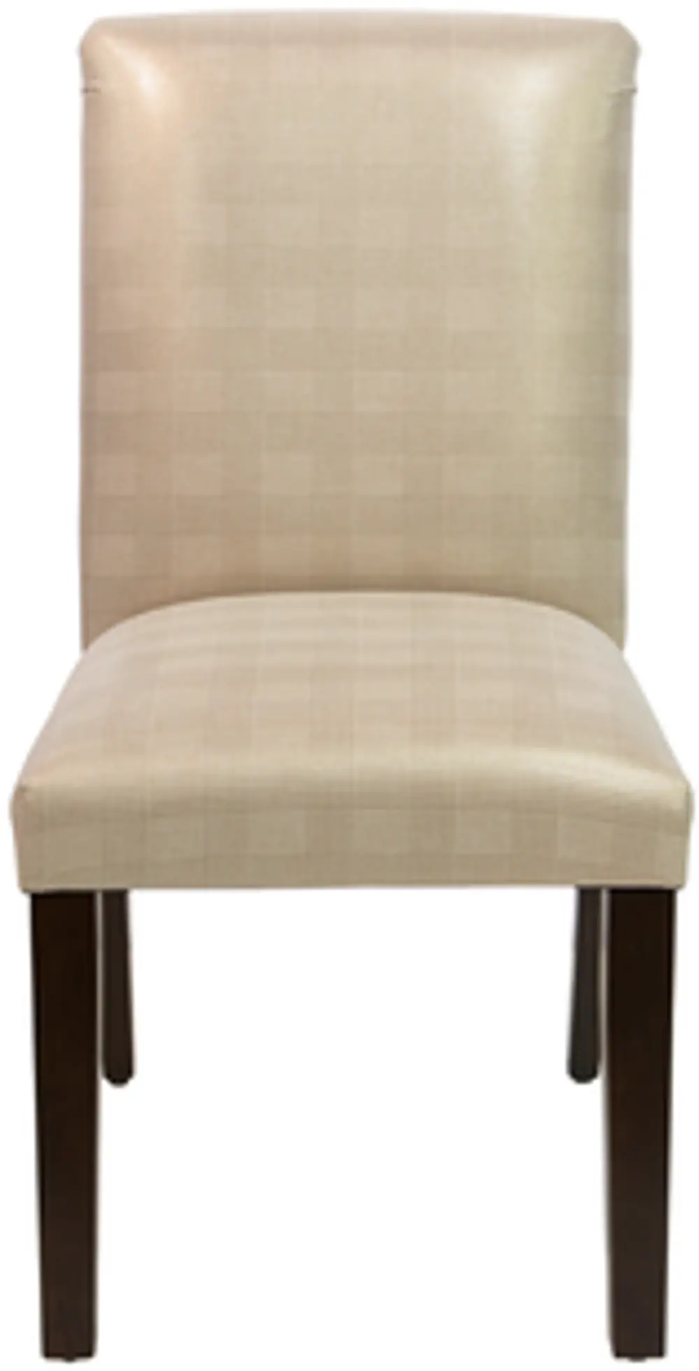 63-6PLSGLD Polished Gold Upholstered Dining Chair -1