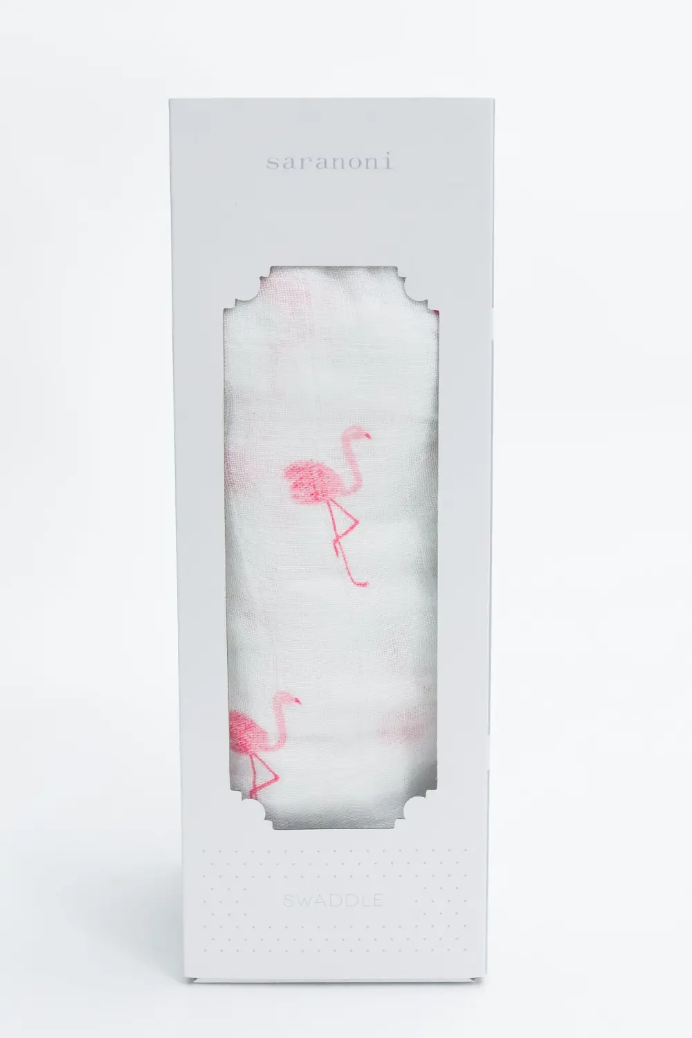 Pink Flamingo Bamboo Rayon Muslin Swaddle Blanket-1