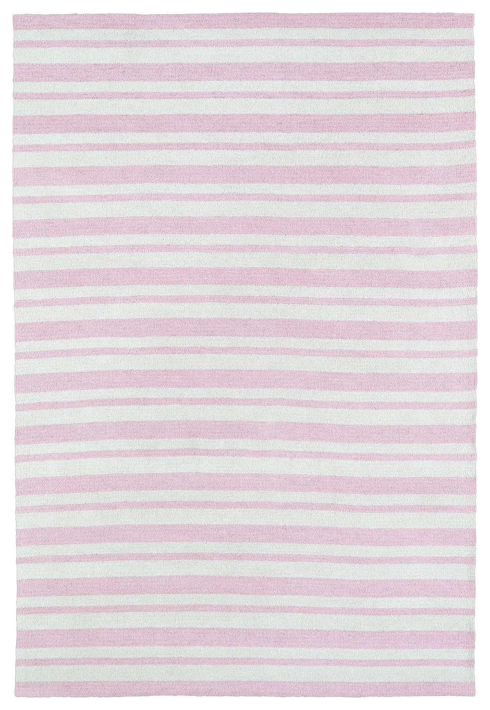 4 x 6 Small Striped Pink and Ivory Area Rug - Lily & Liam-1