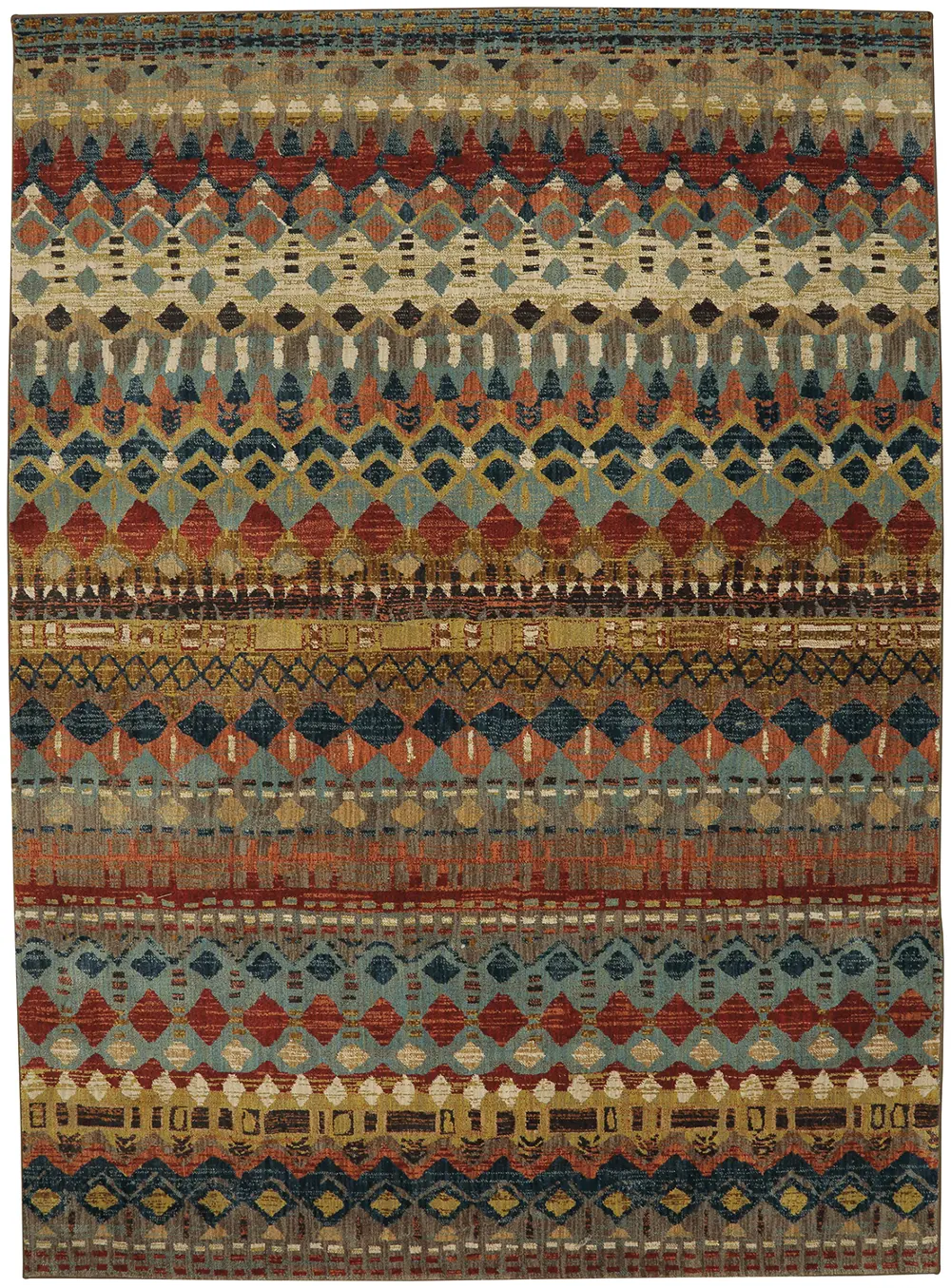 90932-80129/5X8/SAIG Spice Market Enigma 5 x 8 Saigon Multi-Colored Area Rug-1
