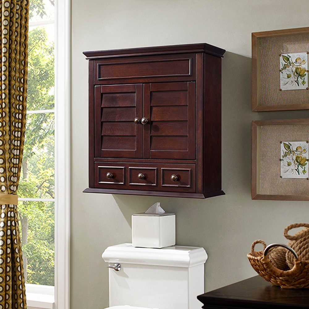 Lydia Espresso Bathroom Wall Cabinet