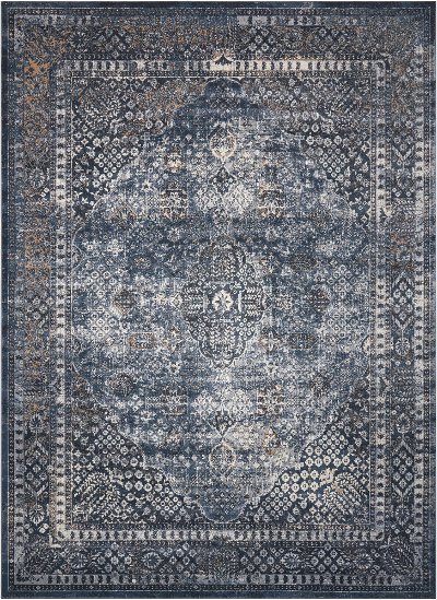 8 X 11 Large Navy Blue Cream And Rust Area Rug Malta Rc Willey 8 X 11 Large Navy Blue Cream And Rust Area Rug Malta