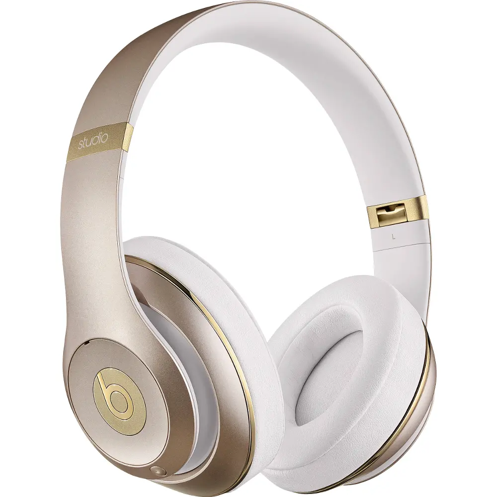 MHDM2AM/B Beats by Dre Studio Wireless Headphones - Gold-1