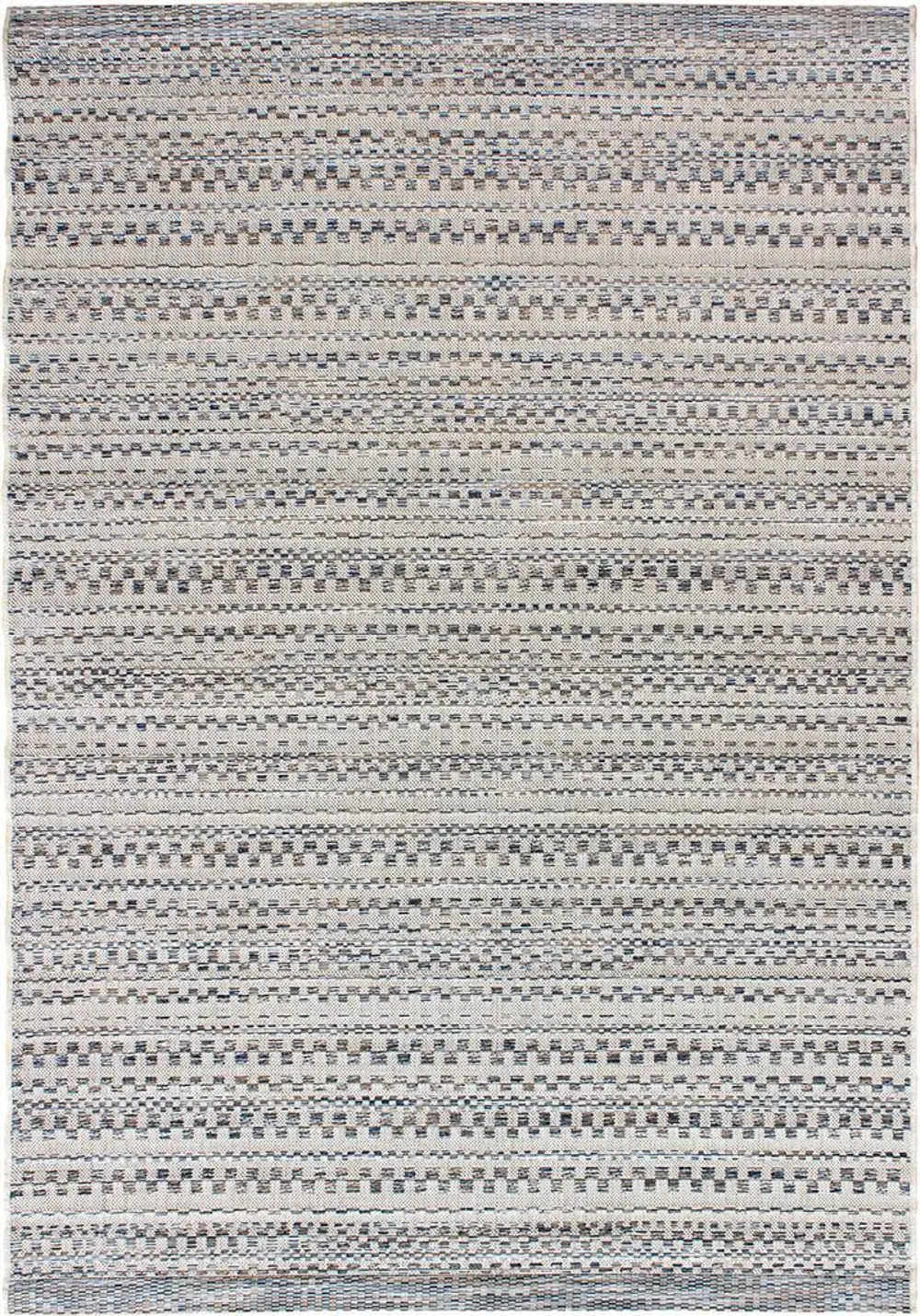BREEZE/4004...2 5 x 8 Medium Aegean Gray, Blue, White, and Ivory Indoor-Outdoor Rug - Breeze-1