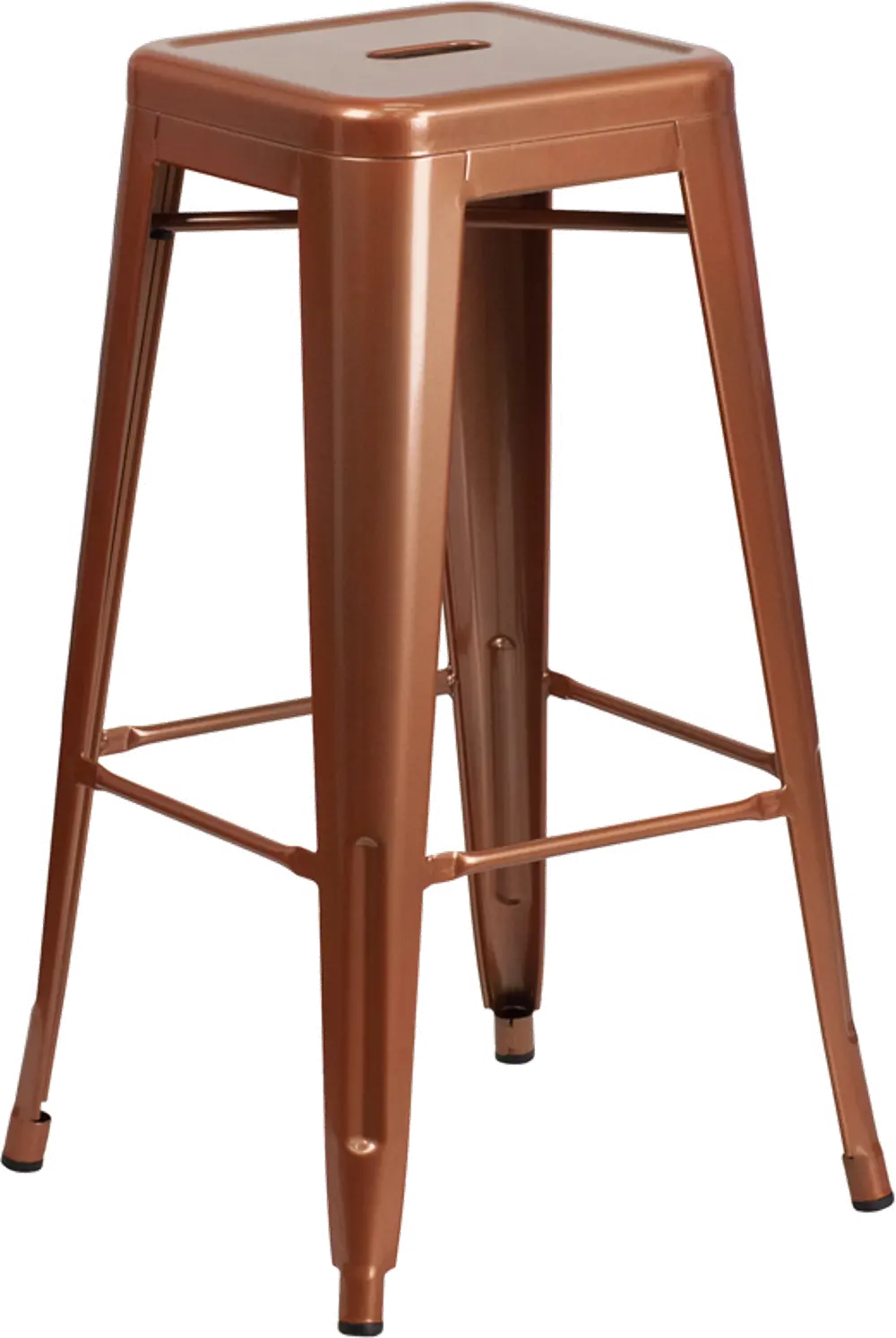 Copper Metal Stackable Bar Stool-1