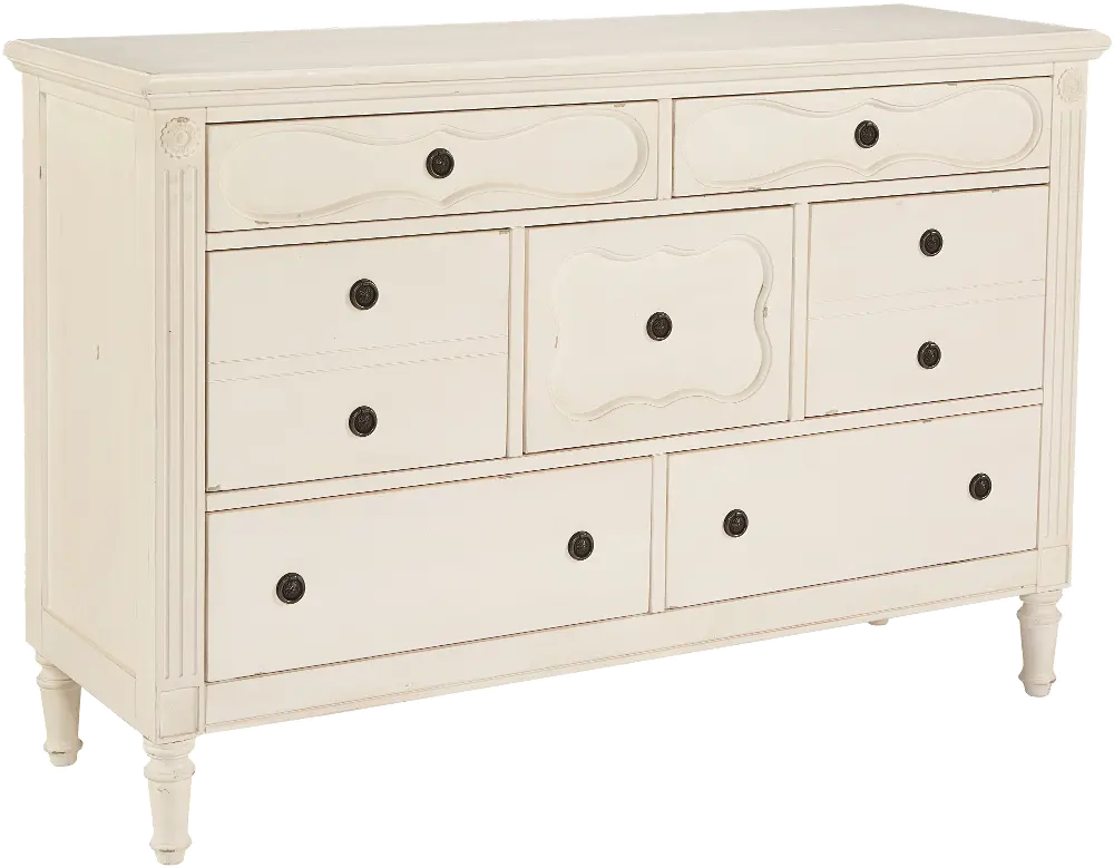 Magnolia Home Furniture White Youth Dresser - Cameo-1