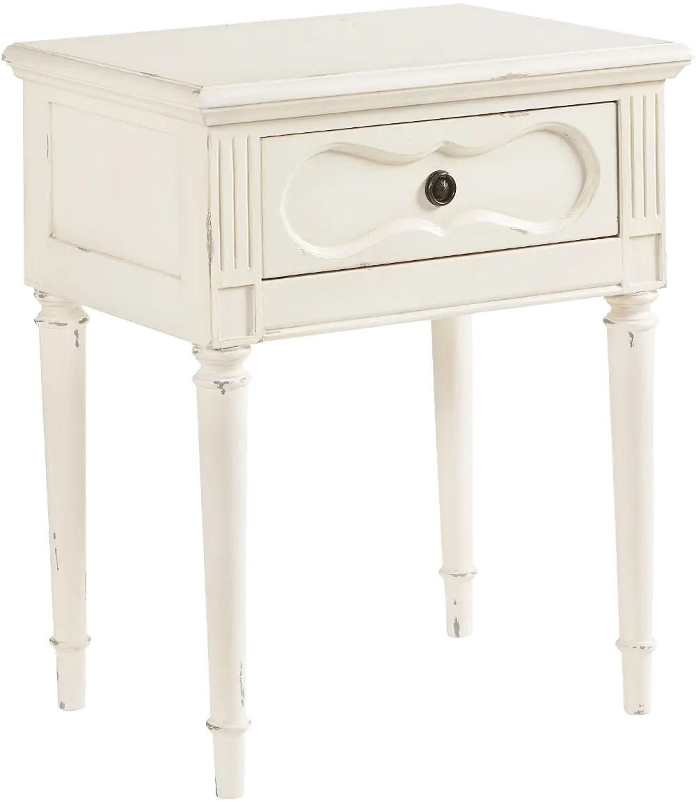 Magnolia Home Furniture White Night Table - Cameo-1