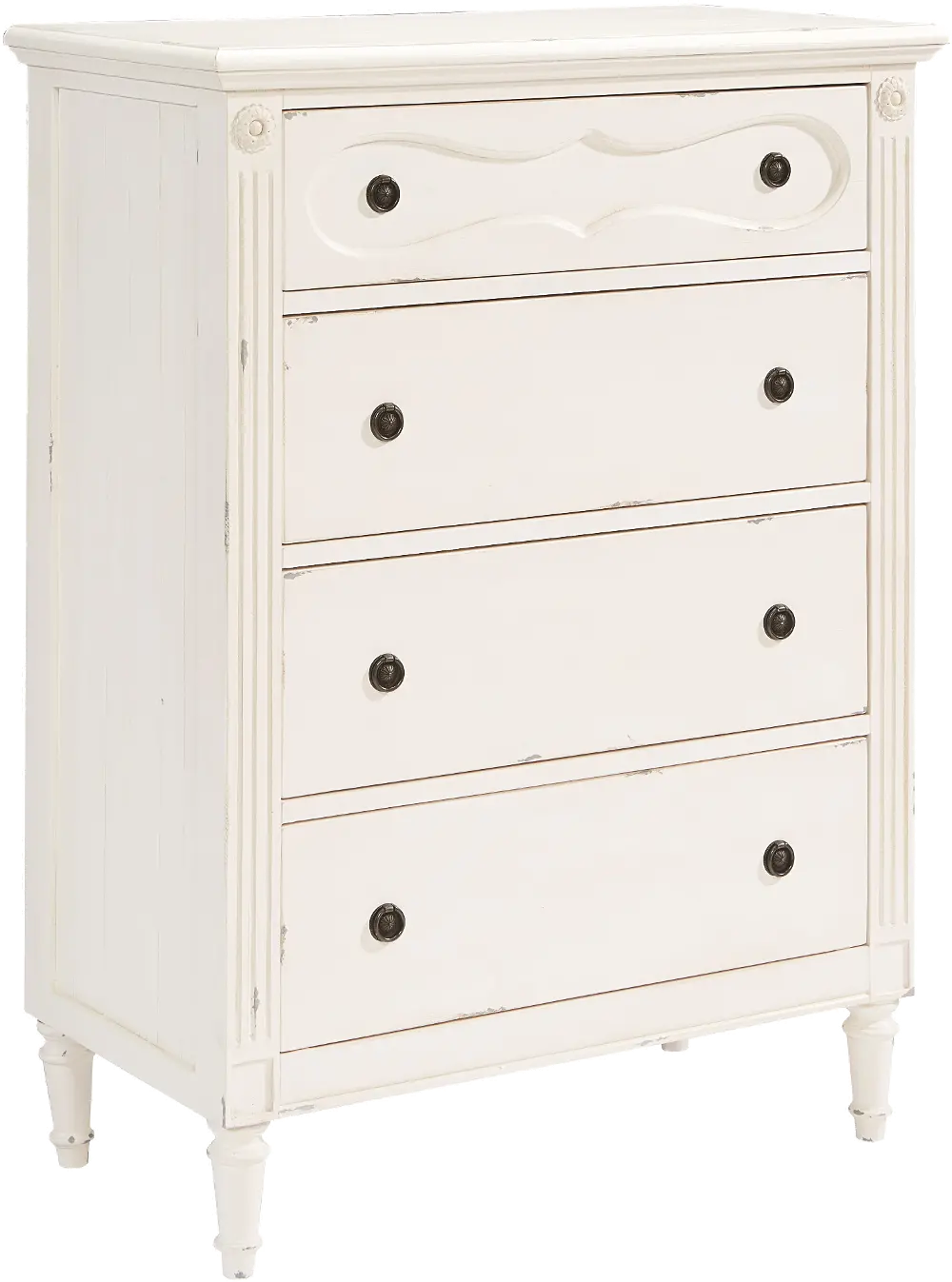 Magnolia Home Furniture White Youth Chest of Drawers - Cameo-1
