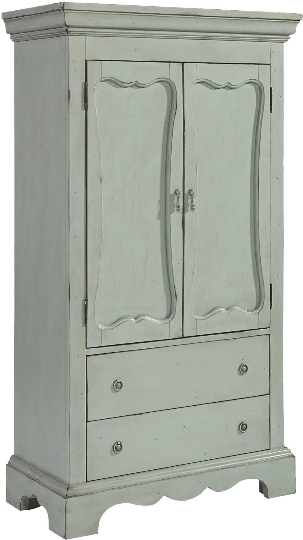 Magnolia Home Furniture French Blue Armoire - Cameo-1