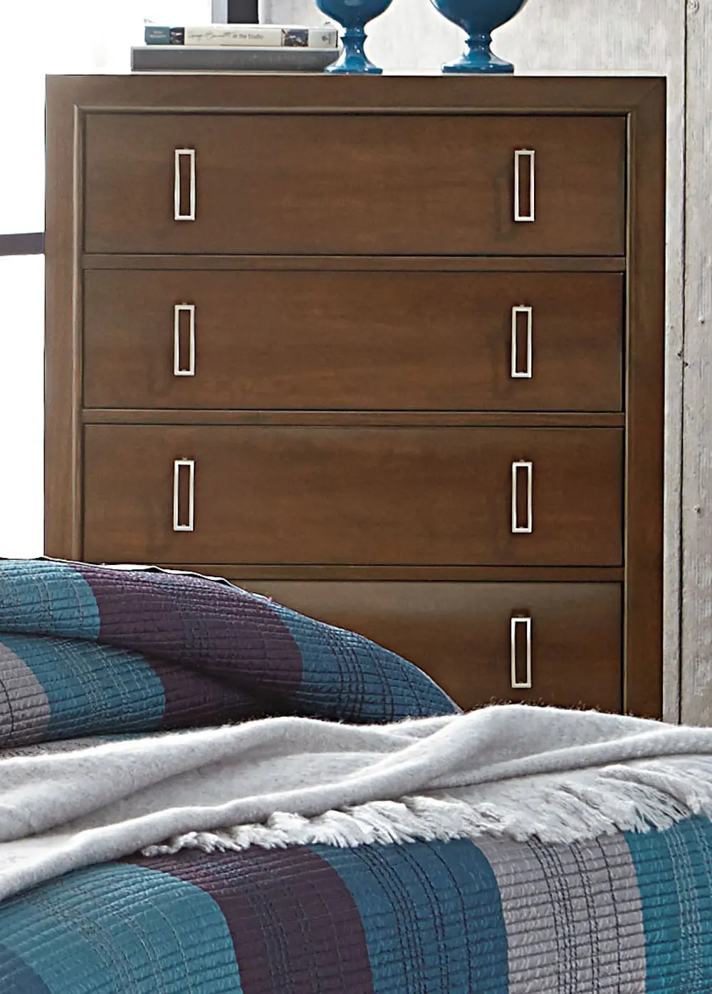 Brown Contemporary Chest of Drawers - Amanoi-1