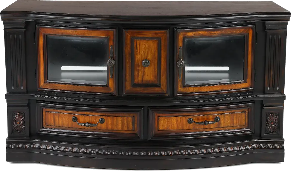 Grand Estates Brown 62  TV Stand-1