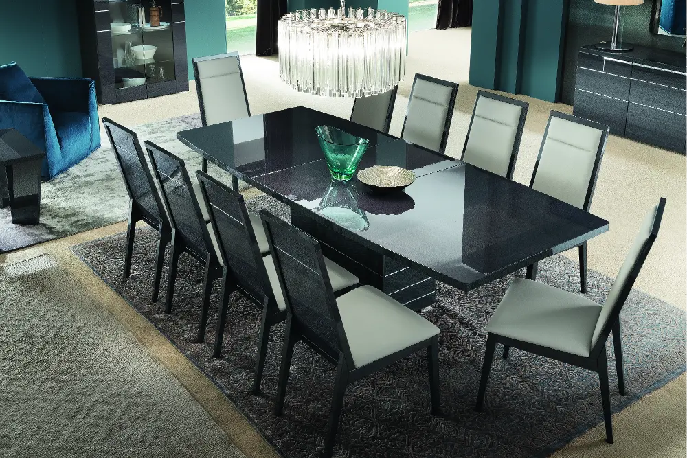 Gray 5 Piece Modern Dining Set - Versilia Collection-1
